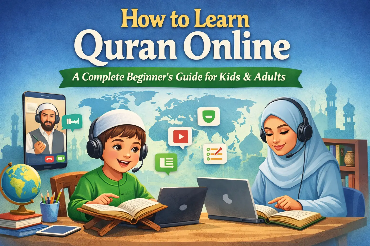 How to Learn Quran Online: A Complete Beginner’s Guide for Kids & Adults